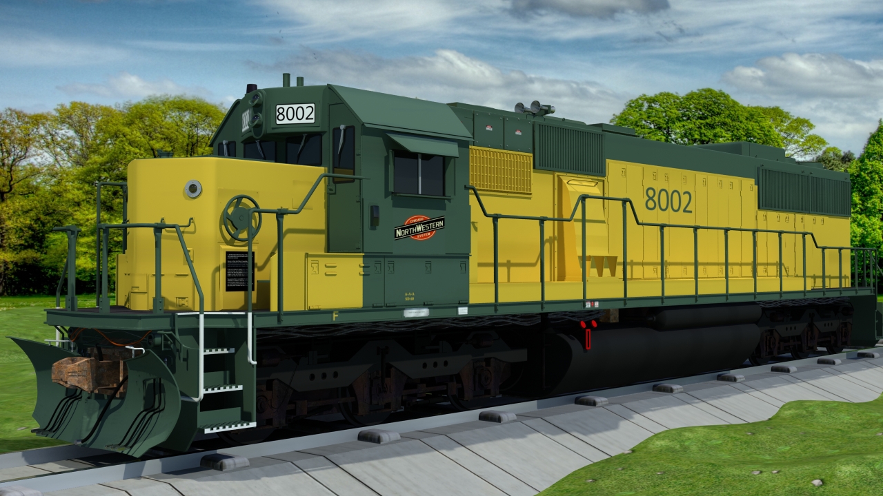 SD 60 Train Engine