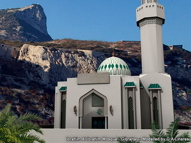 Ibrahim Al Ibrahim Mosque Gibraltar 3d Model
