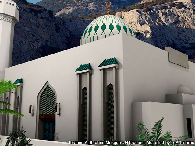 Ibrahim Al Ibrahim Mosque Gibraltar 3d Model