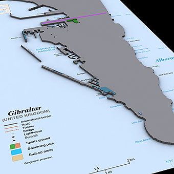 3D Model of Gibraltar